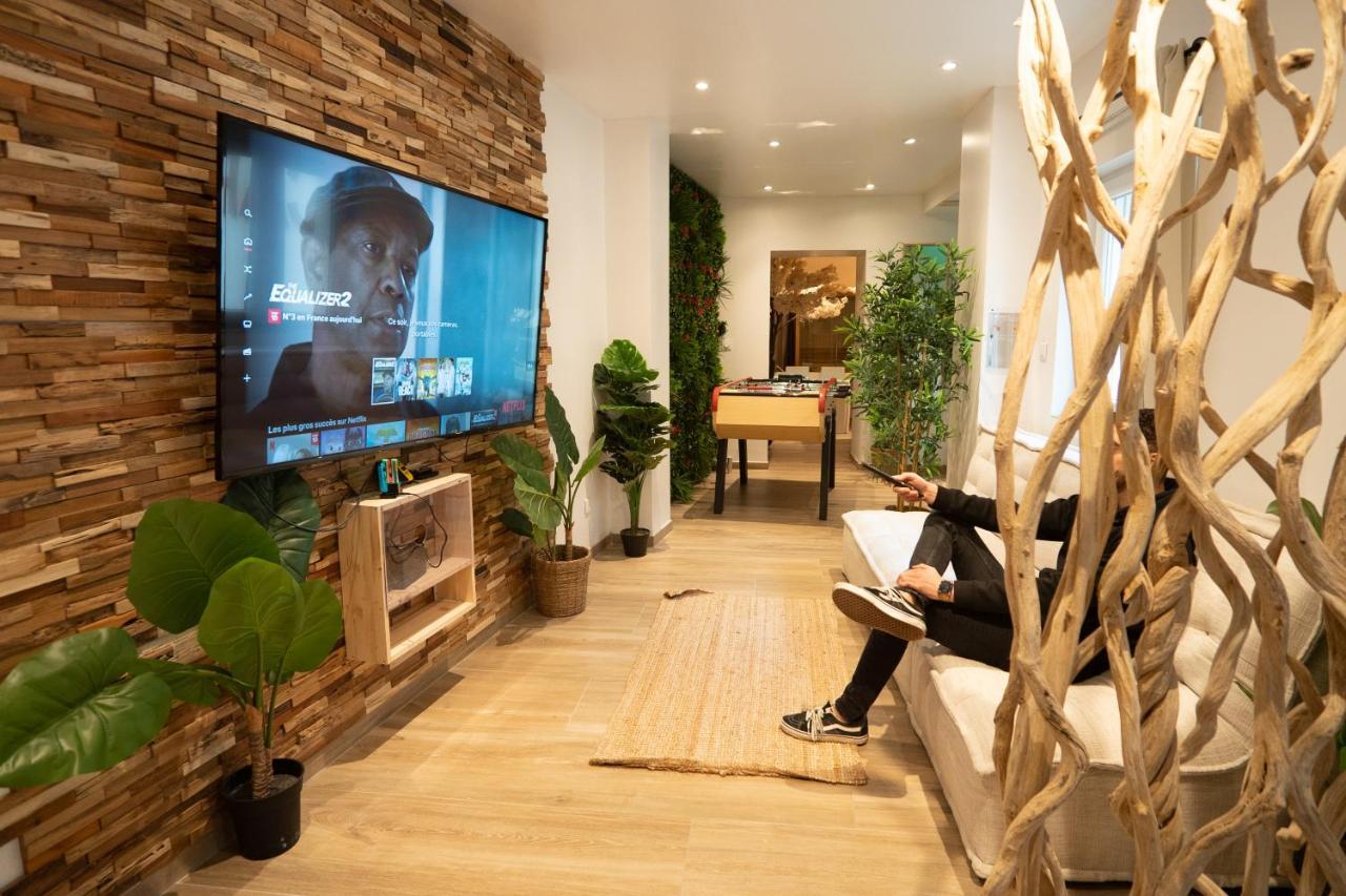 Capsule Thailande I Sauna I Balneo I Console I Jeux En Bois I Cinema I Cour Interieure Trith-Saint-Leger Exterior photo